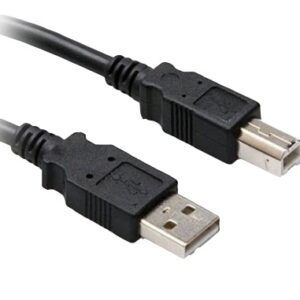 Cable USB A a B - V2.0 Para impresora universal, Negro, 1.8 m, 102327 BROBOTIX