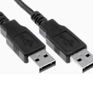 Cable USB Tipo A-A BROBOTIX 210887 - 3 m, Negro