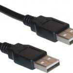 206887 Cable USB tipo A-A BROBOTIX - USB A, 1, 8 m, Negro
