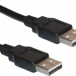 206887 Cable USB tipo A-A BROBOTIX - USB A, 1, 8 m, Negro