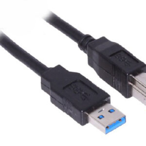 CABLE USB BROBOTIX V3.0 A-B 1.8MTS - USB 3.0, USB 3.0, Macho/Macho, 1, 8 m, Negro