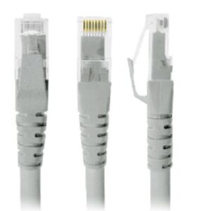 Cable de Red - Cat5e, 50 Cms, RJ-45, RJ-45, 100 cobre, Macho/Macho, contactos c/baño de oro, Gris, 497127 BROBOTIX