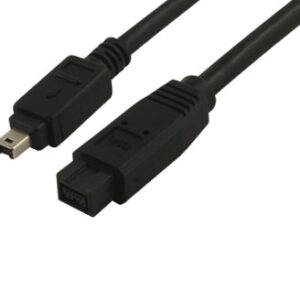 459415 Cable Firewire BROBOTIX - 4.5 m, Negro