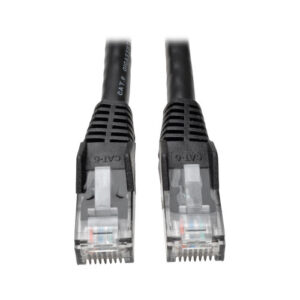 Cable patch TRIPP-LITE N201-003-BK - 0, 91 m, RJ-45, RJ-45, Macho/Macho, Negro