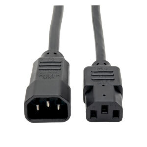 TRIPP-LITE Cable de Alimentación para P004-002 PDU - C13 a C14 - 10A, 250V, 18 AWG, 61 cm [2 pies], Negro