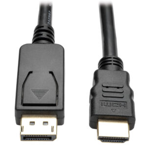 Cable Adaptador TRIPP-LITE P582-006-V2 - 1.83 m, DisplayPort, HDMI, Negro