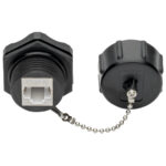 Conector Keystone TRIPP-LITE N206-KJ01-IND - Cat6 / Cat5e, Negro
