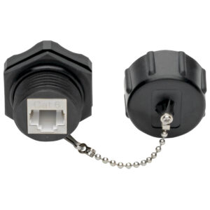 Conector Keystone TRIPP-LITE N206-KJ01-IND - Cat6 / Cat5e, Negro