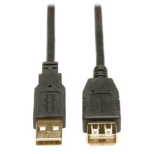 U024-006 Cable USB TRIPP-LITE - 1, 83 m, USB A, USB A, Macho/hembra, Negro
