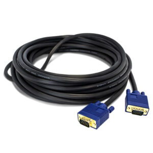 CAB-205 Cable VGA VORAGO - 10 m, VGA (D-Sub), VGA (D-Sub), Negro