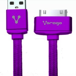 AC-365810-22 Cable USB VORAGO CAB-118 - 1 m, Morado