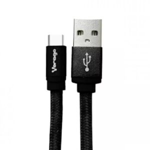 Cable USB a tipo C VORAGO CAB-214 - USB, USB C, 2 m, Negro