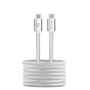 Cable VORAGO CAB-124-WH - USB C, USB C, Macho/Macho, 1 m, Blanco