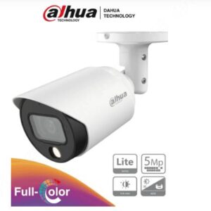 Dahua Technology DAHUA HAC-HFW1509TN-LED - Camara Bullet Full Color de 5 Megapixeles/ Lente de 2.8mm/ 112 Grados/ Leds para 20 Metros/ Metalica/ WDR de 120 dB/ IP67/