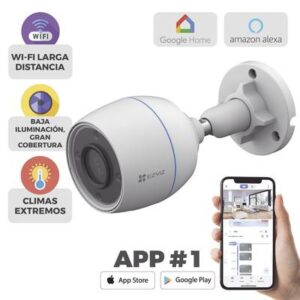 EZVIZ Cámara Bala WiFi (CS-H3C) / 2 Megapixel / Detección humana / Micrófono Integrado