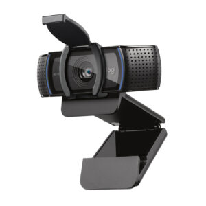 Webcam LOGITECH C920s - 720p, Vídeo Full HD 1080p más Rápido y Fluido, Videoconferencias HD 720p, Audio Estéreo Natural (Dos Micrófonos)