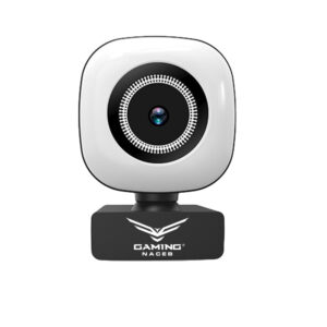 Naceb Technology Cámara Web NACEB NA-0958 - 1080P 30FPs con micrófono y luz led, Full HD