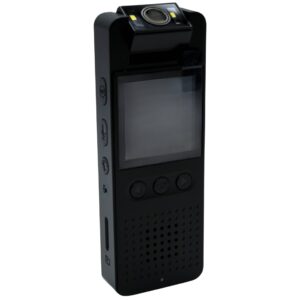 Cámara Inteligente OVALTECH OV-BCAM - Camara Mini Bodycam con Pantalla de 1.4 Pulgadas - WiFi, 1080P, Vision nocturna (CS06)
