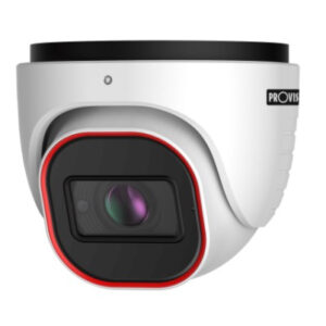 PROVISION-ISR DI-380IPSN-MVF-V3 Camara domo IP 8 MP - Lente MVF 2.8-12mm (102°-32.1°), IR hasta 40 mts, DDA, microfono, Check Point, WDR, SD(256GB), PoE, IP67