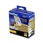 Etiqueta blanca de papel BROTHER DK1201 - 400 etiquetas de 29 mm de ancho x 90.3 mm de largo. Impresión en negro. QL800 / QL810W / QL1110NWB.