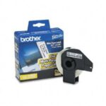 Etiqueta blanca de papel BROTHER DK1204 - 400 etiquetas de 17 mm de ancho x 54.3 mm de largo. Impresión en negro. QL800 / QL810W / QL1110NWB.QL800 / QL810W