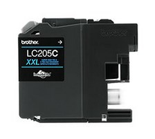 LC205C Cartucho BROTHER - Cian, Inyección de tinta