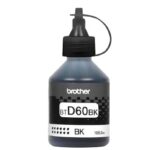 Botella de tinta BROTHER BTD60BK negro - rendimiento aproximado 5, 000 páginas, compatible con DCPT220, DCPT520DW, DCPT720DW, MFCT920DW