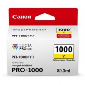 Tanque CANON PFI-1000 Y - Amarillo