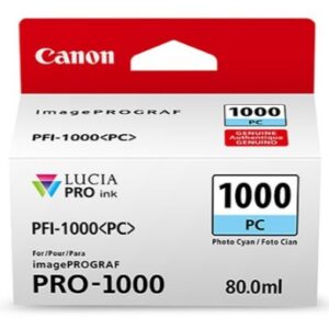 Tanque CANON PFI-1000 PC - Cian