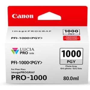 Tanque CANON PFI-1000 PGY - Gris
