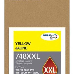 Cartucho de Tinta Amarillo EPSON T748XXL420-AL - Extra Alta, Rendimiento promedio de 7, 000 Pag, Capacidad de 69ML, Compatible para WorkForce Pro WF-6590 y W