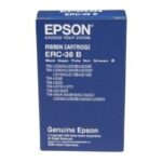 Cinta EPSON ERC-38B Negra. Compatible con: TMU-200 - TM-300, TM-U325, TM-U375