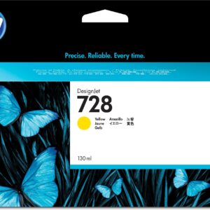 Tinta HP 728 - F9J65A, Amarillo 130ml