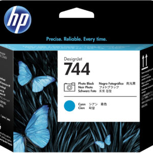 Cabezal HP 744 - F9J86A, Negro Fotográfico/Cian