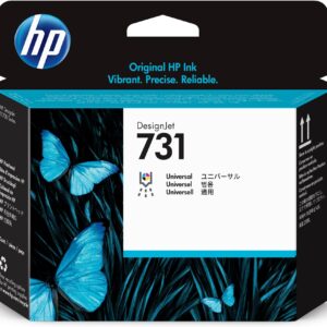 Cabezal HP 731 - P2V27A, Negro Mate/Negro Fotográfico/Cian/Magenta/Amarillo/Gris