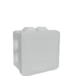 SAXXON CE808045CH - Caja de conexiones con 7 entradas / Termoplástico / Dimensiones 85 x 85 x 45 mm (Ancho x Alto x Fondo) / IP55