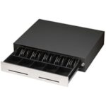 CDFR410G58-B Cajón de dinero FRONT - Negro, 8, 5