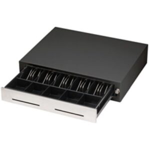 CDFR410G58-B Cajón de dinero FRONT - Negro, 8, 5