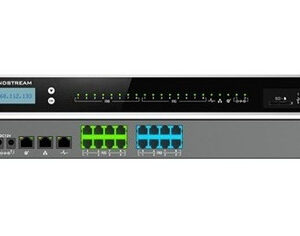 Grandstream UCM6308 Conmutador IP para hasta 3000 usuarios y 450 llamadas simultaneas - 8 FXS, 8FXO, Plataforma de conferencias y reuniones, WAVE, GDMS