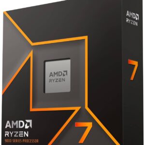 AMD RYZEN 7 9700X - 8 núcleos, socket AM5, No incluye ventilador, Con gráficos incluidos.