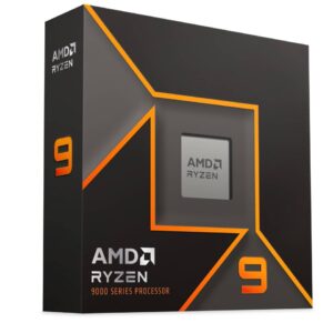 AMD RYZEN 9 9900X - 12 núcleos, socket AM5, No incluye ventilador, Con gráficos incluidos.