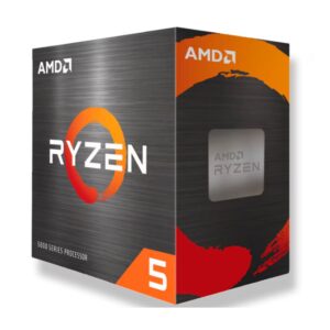 100-100001585BOX AMD Ryzen 5 5600XT - Socket AM4, 4.70GHz, 6 Núcleos, 32MB Caché - Incluye Disipador, requiere tarjeta grafica