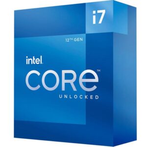 Procesador INTEL Core I7-12700KF 2.70GHz - 12 núcleos Socket 1700, 25 MB Caché, Alder Lake. (REQUIERE TARJETA DE VIDEO Y VENTILADOR. SOLO CHIPSET 600)