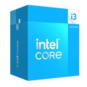 Procesador Gaming INTEL® Core™I3-14100 3.5GHz - 4 núcleos, Socket LGA1700, Gráficos UHD 730 con disipador. (MOTHERBOARD CHIPSET 600 - 700)