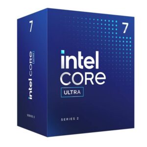 BX80768265 Procesador INTEL Core Ultra 7 de 5.3 GHz - 20 núcleos (8P + 12E), 33 Tops (IA), Socket LGA 1851 con gráficos y disipador.