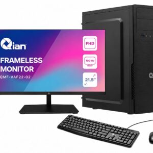 QPI-OP340TA-48M Kit PC Office - monitor 22, regulador Qian, gabinete Qian Mat 01/ PSU 500W. Mouse y teclado