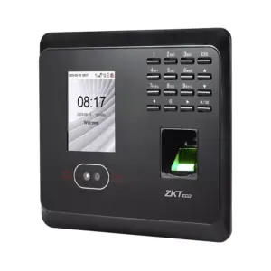 ZKTECO MB360IDPLUS - Control de Asistencia y Acceso Básico con Autenticación Facial (1500 Rostros), Huella Digital BioID (2000), Tarjeta ID 125 kHz (2000), Registro de 100,000 Eventos y Conectividad TCP/IP