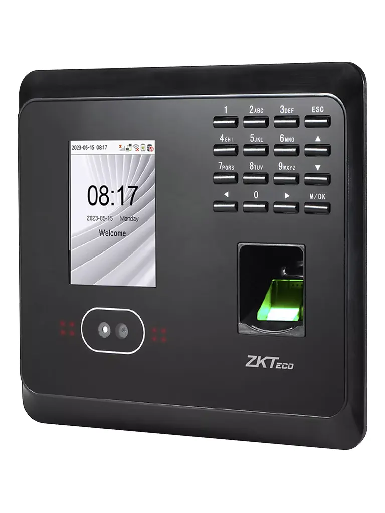 ZKTECO MB360IDPLUS - Control de Asistencia y Acceso Básico con Autenticación Facial (1500 Rostros), Huella Digital BioID (2000), Tarjeta ID 125 kHz (2000), Registro de 100,000 Eventos y Conectividad TCP/IP - Image 2