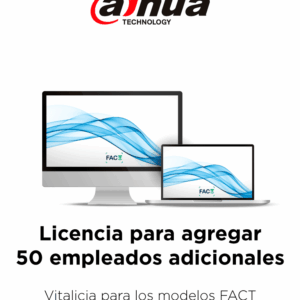 DAHUA TITANIUM - Licencia para agregar un bloque de 50 empleados adicionales / Vitalicia para los modelos FACT