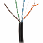 Cable UP Cat6 Exterior forro negro por metro